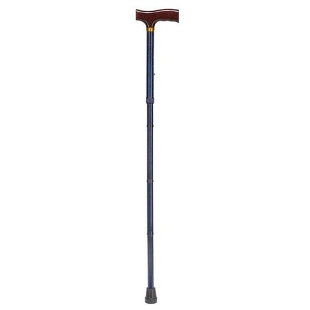 DURO-MED Duro-Med 502-1325-9913 Designer Folding Cane - Derby Handle - Blue Ice 502-1325-9913